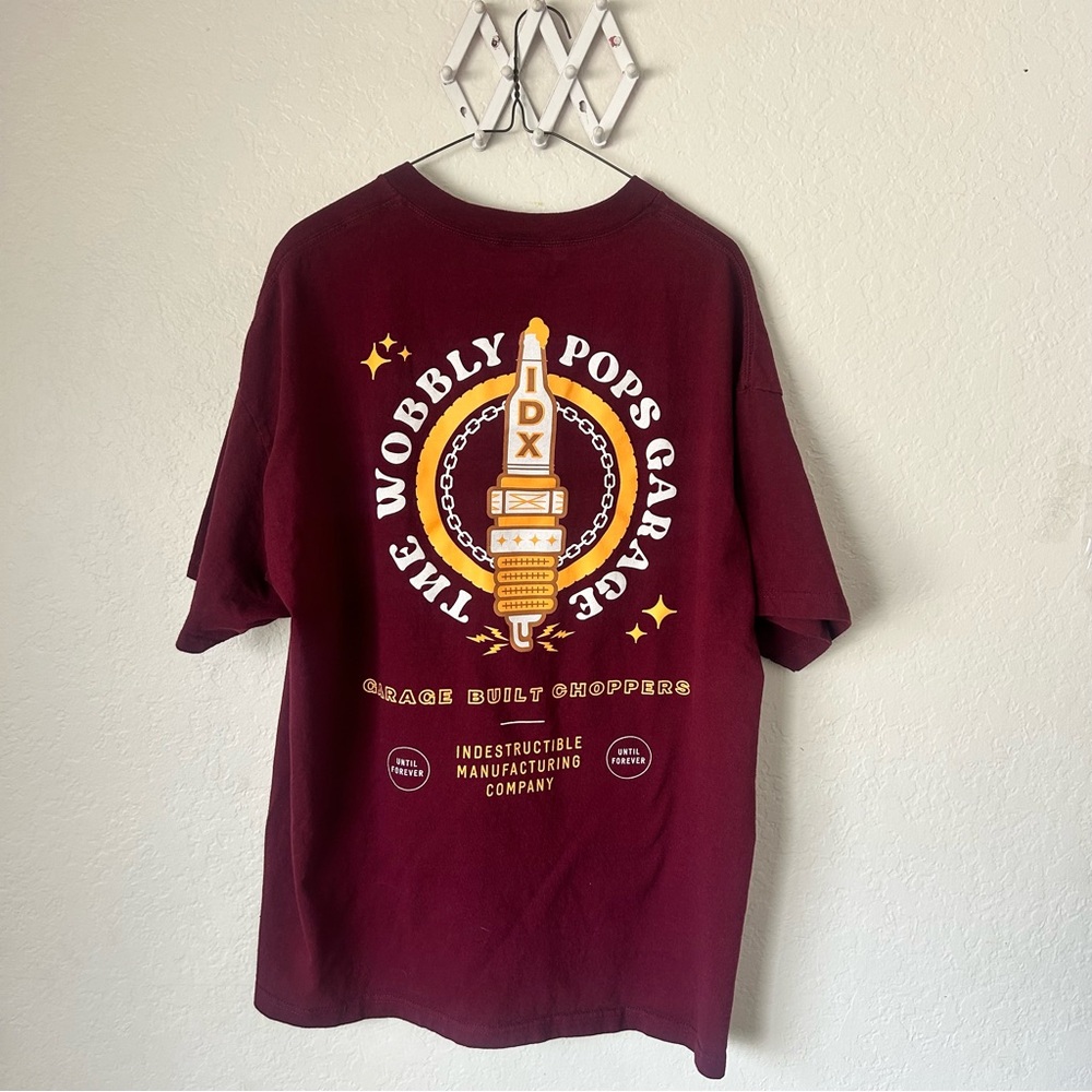 Indestructible MFG 2XL Red & yellow Graphic T shirt
